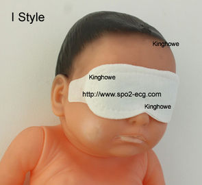 中国 私は新生児の光線療法の目のマスク サイズの注文の青および白い色のスタイルを作ります サプライヤー