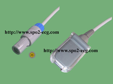 中国 薄い灰色のセリウムの脈拍の酸化濃度計ケーブルリール 6つのピンの医療機器の付属品 サプライヤー