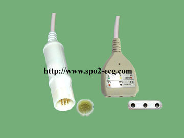 中国 SIEMENS専門のECGケーブル軽量PM8010 PM8014 AHAおよびIEC サプライヤー
