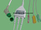SIEMENS ECGの導線12のフィート10 ピンの5鉛ECGケーブルのセリウムの承認 サプライヤー