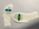 新生の赤ん坊のための不織布の生地の光線療法の目マスク30-38cmのサイズ サプライヤー