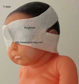 伸縮性がある新生児の目マスクの独特な形より少ない圧力FDA/セリウムの標準