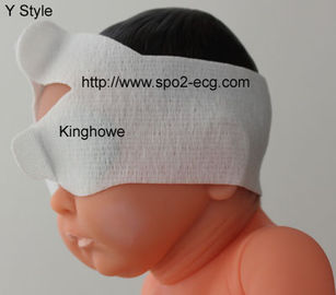中国 調節可能なYの形の赤ん坊のために快適な医学の目マスク24-33cmのサイズ サプライヤー
