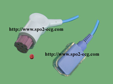 中国 青いSpo2センサー ケーブル8フィートの660/905 -大人のための/小児科のための2エミッター サプライヤー
