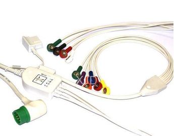 中国 Physio制御EKG機械ケーブル3/5の鉛10kΩの抵抗の耐久財 サプライヤー