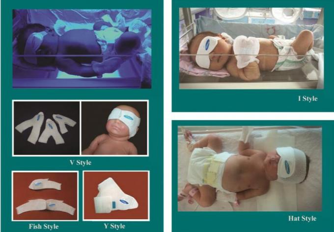 医学の新生児の使い捨て可能な目マスクの光線療法の目の保護